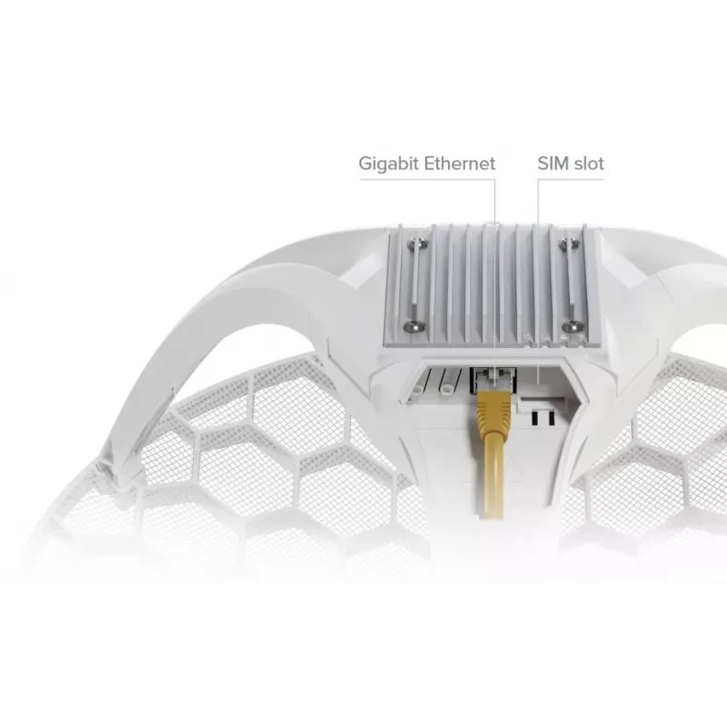 Zewnętrzny wzmacniacz sygnału komórkowego Mikrotik LHG LTE18 kit