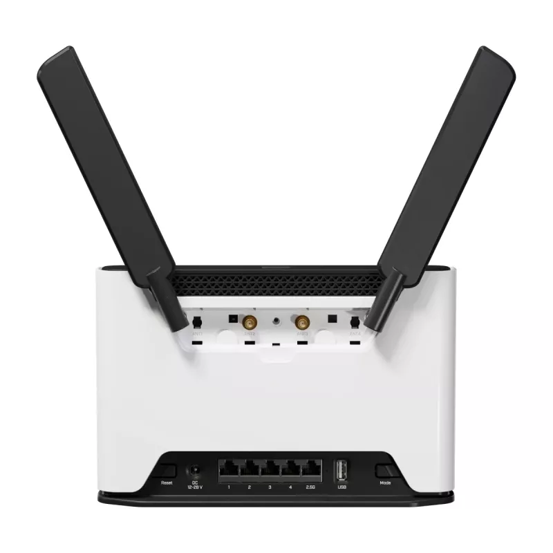MikroTik Chateau LTE18 AX - Router bezprzewodowy - 5-portowy przełącznik - GigE, 2,5 GigE - Wi-Fi 5, Wi-Fi 6 - Dual-Band (S53UG+5HAXD2HAXD-TC&EG18-EA)