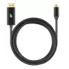 Kabel USB-C do DisplayPort TB AKTBXVDUSBCDP2B 2 m — czarny