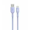 TB kabel USB-a - USB-C purple 1m