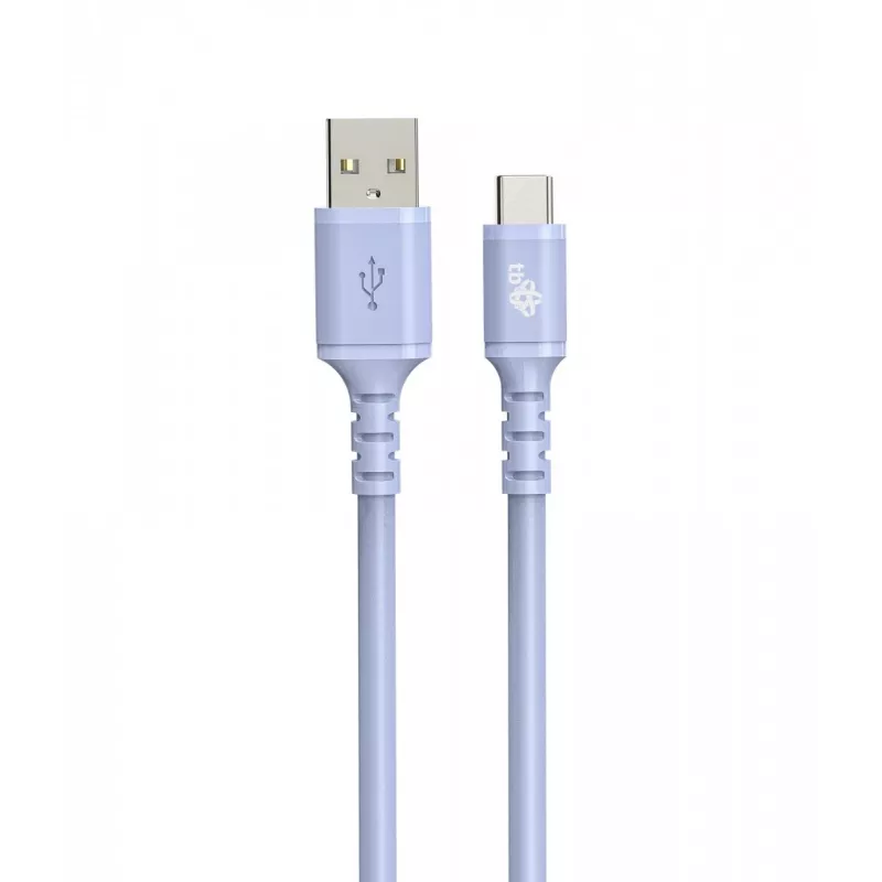 TB kabel USB-a - USB-C purple 1m