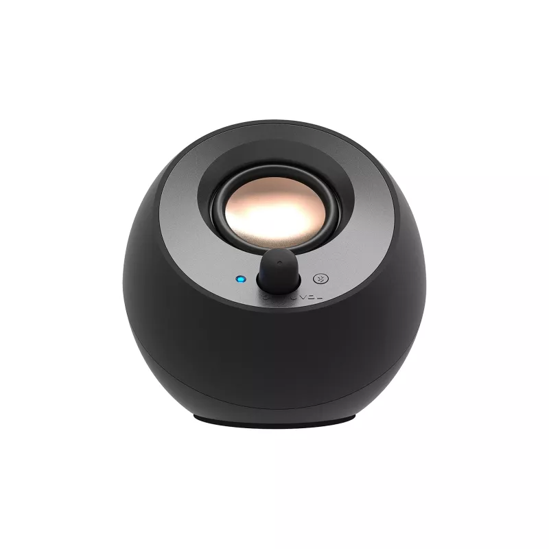CREATIVE Pebble V3 Minimalistyczne 2.0 głośniki USB-C do komputera z dźwiękiem USB, Clear Dialog, Bluetooth 5.0, 8W RMS (szczytowo 16W), USB-A