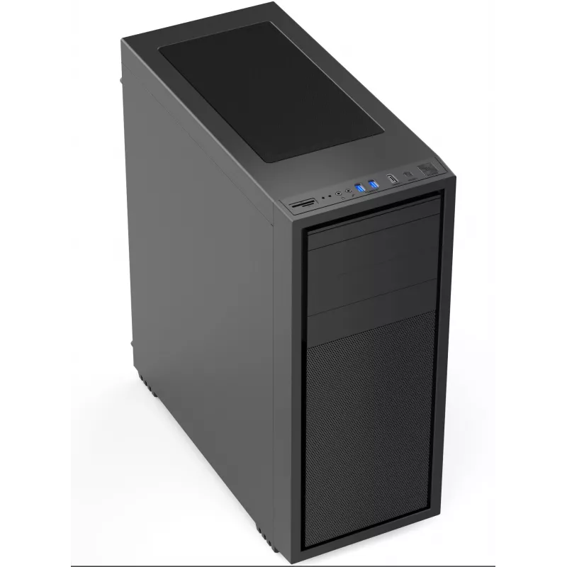 Obudowa komputerowa Gembird Fornax K500 ATX, Midi Tower, Czarny