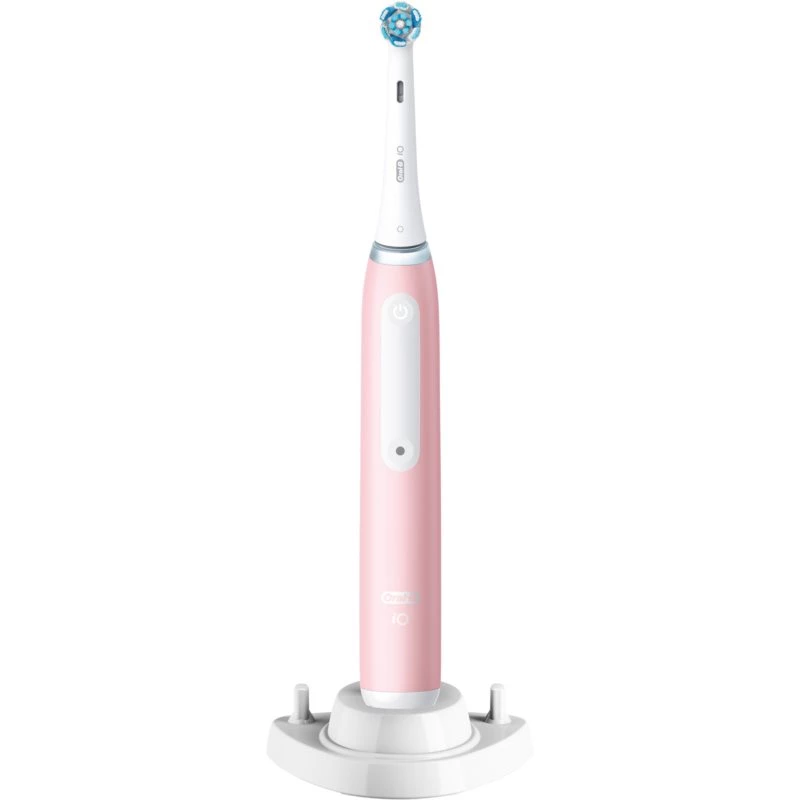Szczoteczka elektryczna Oral-B iO3 Series, ładowalna, dla dorosłych, liczba dołączanych końcówek: 1, kolor Blush Pink, liczba trybów szczotkowania: 3