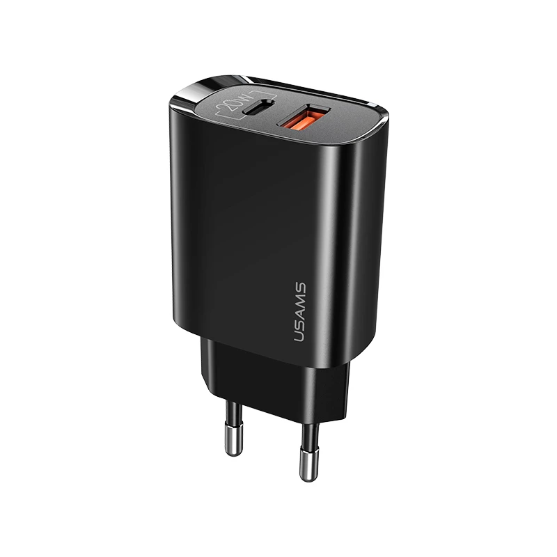 Ładowarka usams T35 20W PD3 USB-C na USB szybka ładowarka sieciowa