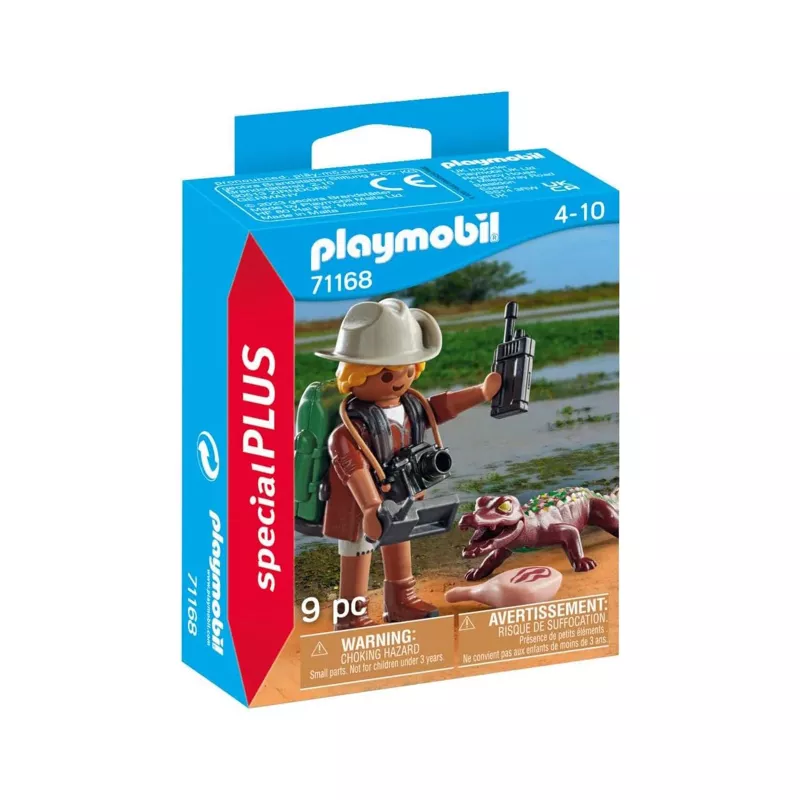 Playmobil Special Plus Badacz z młodym kajmanem zestaw