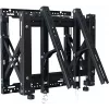 Uchwyt ścienny do płaskiego ekranu Edbak VWPOP65-P - Uchwyty ścienne do płaskich ekranów (60 kg, 42 cale, 65 cali, 100 x 100 mm, 400 x 200 mm, czarny)