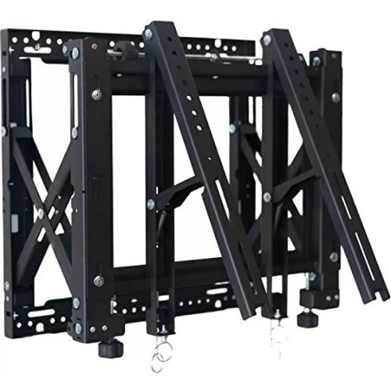 Uchwyt ścienny do płaskiego ekranu Edbak VWPOP65-P - Uchwyty ścienne do płaskich ekranów (60 kg, 42 cale, 65 cali, 100 x 100 mm, 400 x 200 mm, czarny)