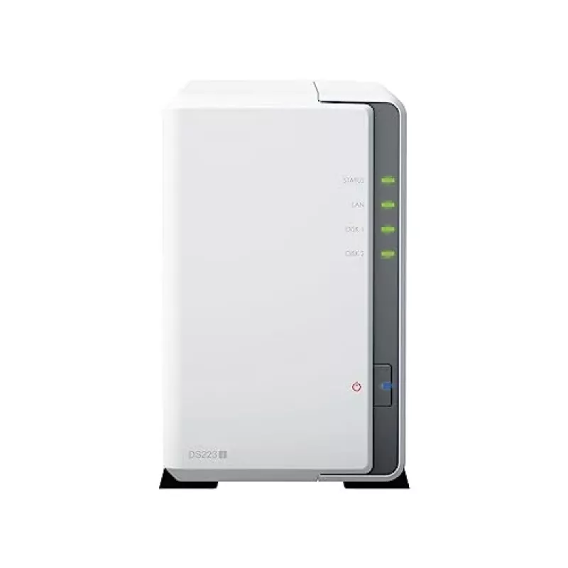 Synology DiskStation DS223J NAS/serwer pamięci masowej Desktop Realtek RTD1619B 1 GB DDR4 DiskStation Manager Biały