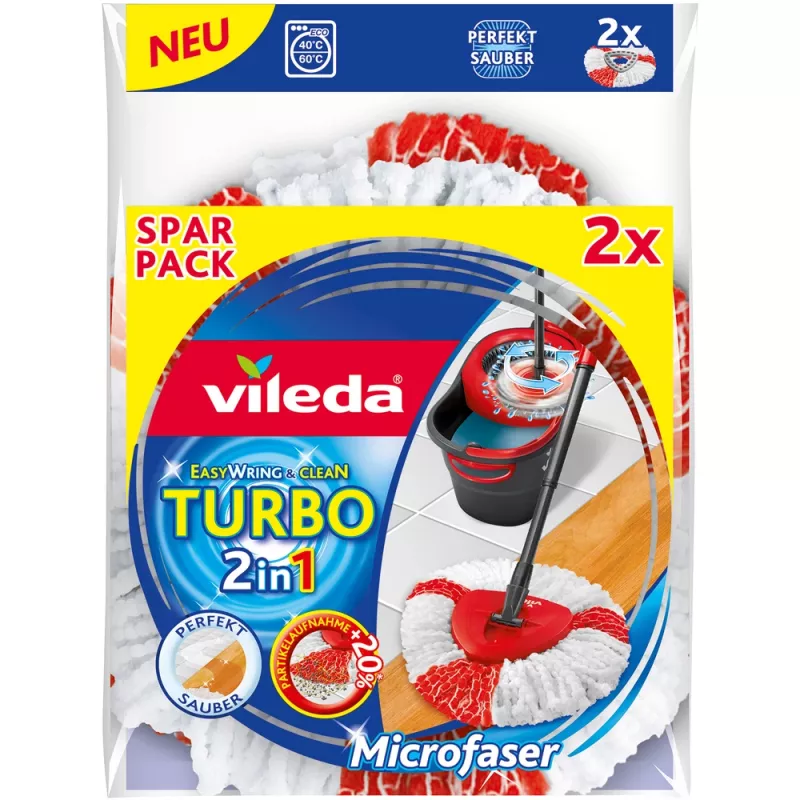 Głowica mopa Vileda czerwono-biała