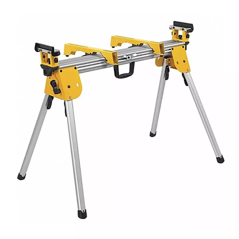 Stojak do piły ukośnej DeWalt DE7033 — aluminiowy stojak składany, 4 nogi, rozkładany do 2,5 m, udźwig 227 kg, 16 kg
