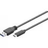 Wentronic Goobay USB 3.0 SuperSpeed kabel > USB-C™, 0,15 m - wtyk USB 3.0 (typ A) > wtyk USB-C (45247)