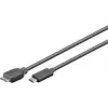 Wentronic goobay - Kabel USB - Micro-USB Typ B (M) do USB-C (M) - USB 3.1 - 60 cm - odwracalna wtyczka C (67995)
