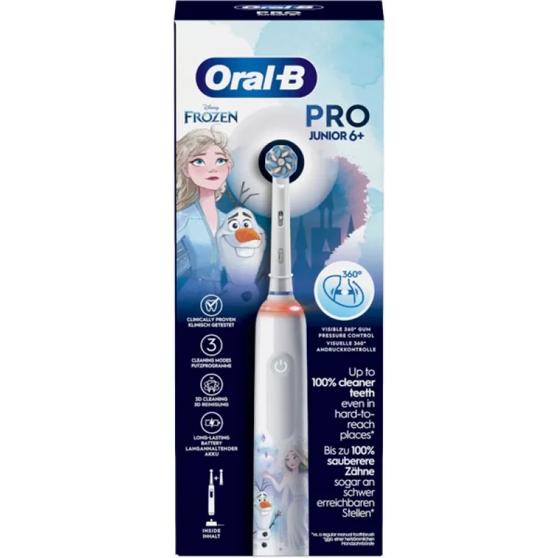 Rotating Toothbrush Oral-B PRO Junior Frozen
