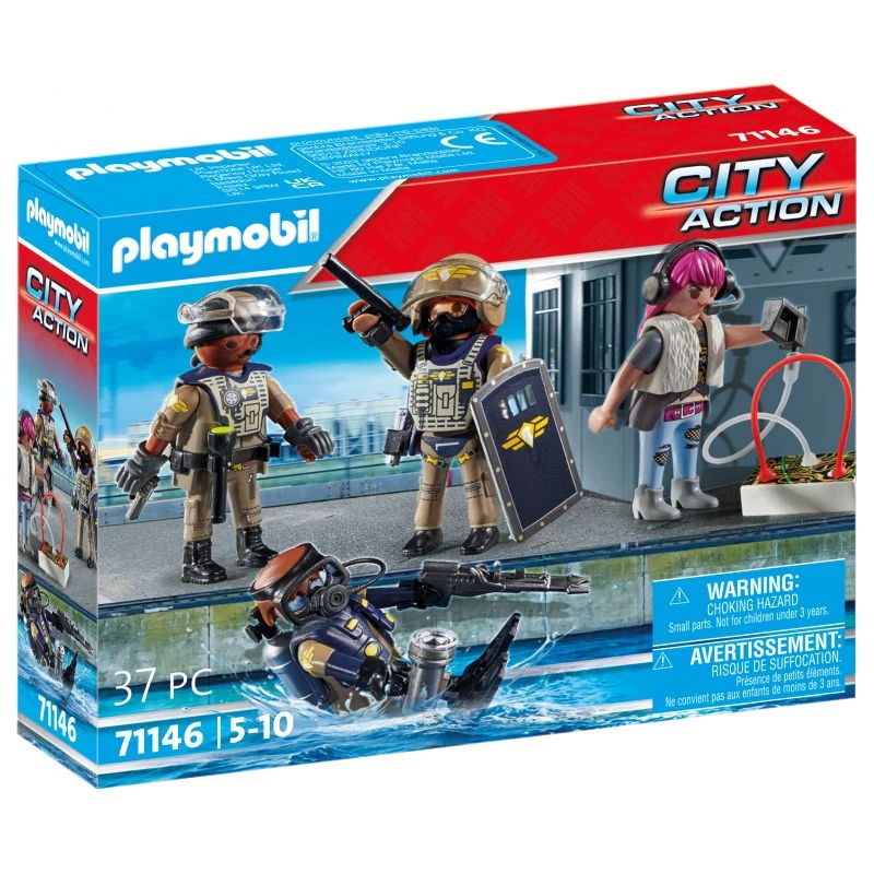 Playset Akcji i Przygody Playmobil City Action 71146 Wiek 5-10
