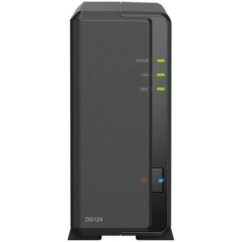 Synology DiskStation DS124 NAS/serwer pamięci masowej Desktop Ethernet LAN Czarny RTD1619B