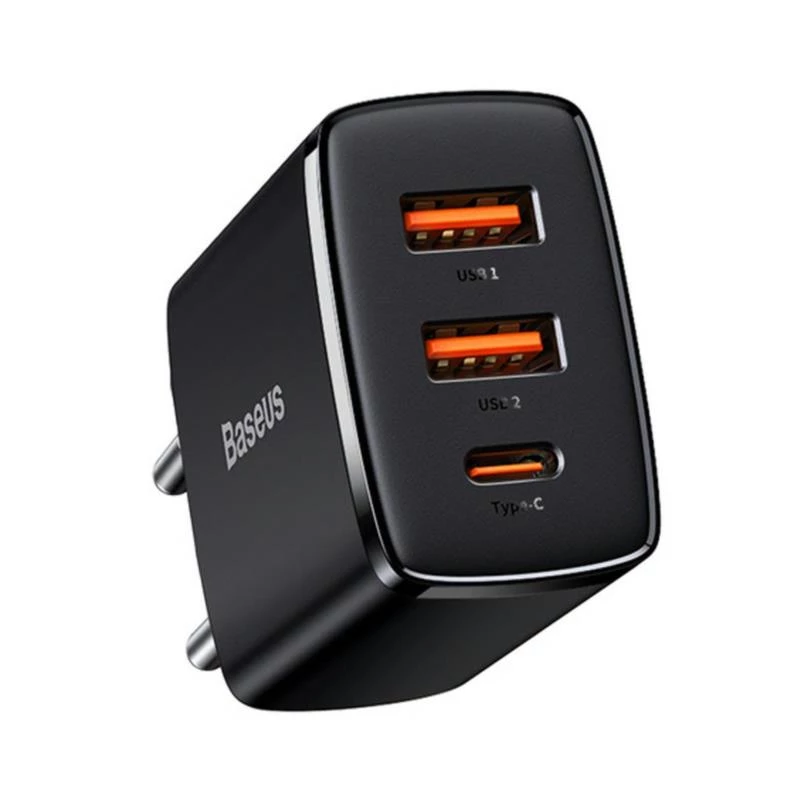Baseus 30W USB Charger QC PD3.0 Type C PD Szybkie ładowanie telefonu dla iPhone 17 16 15 14 13 12 Pro Max Xiaomi Samsung