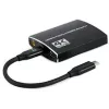 Gembird A-CM-HDMIF2-01 Adapter USB-C na podwójne HDMI, 4K 60Hz, czarny