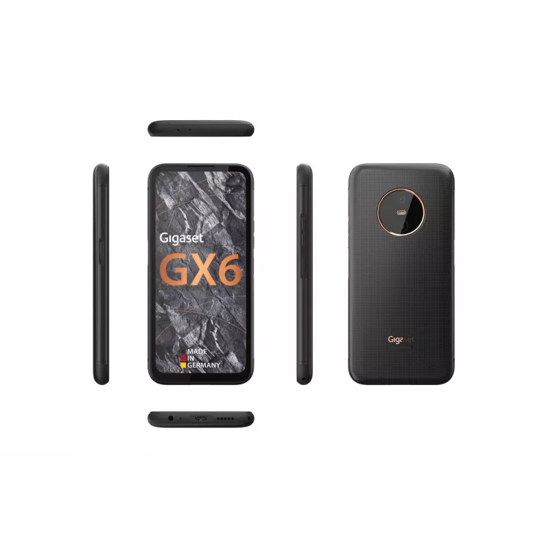 Smartfon Gigaset GX6 PRO 6.6 cala 8GB 128GB Czarny Tytan