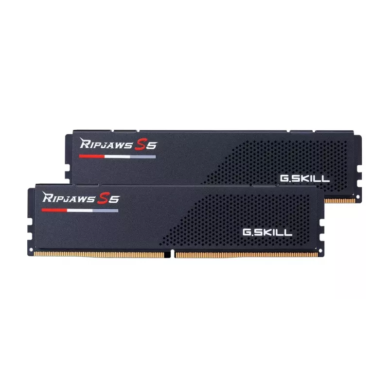 DIMM 64 GB DDR5-6000 (2x 32 GB) Dual-Kit, Arbeitsspeicher schwarz, F5-6000J3636F32GX2-RS5K, Ripjaws S5, INTEL XMP