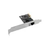 Wewnętrzna karta sieciowa Ethernet LANBERG PCE-1GB-201, PCI Express, 1× RJ-45 Gigabit (1000 Mbit/s), czarna