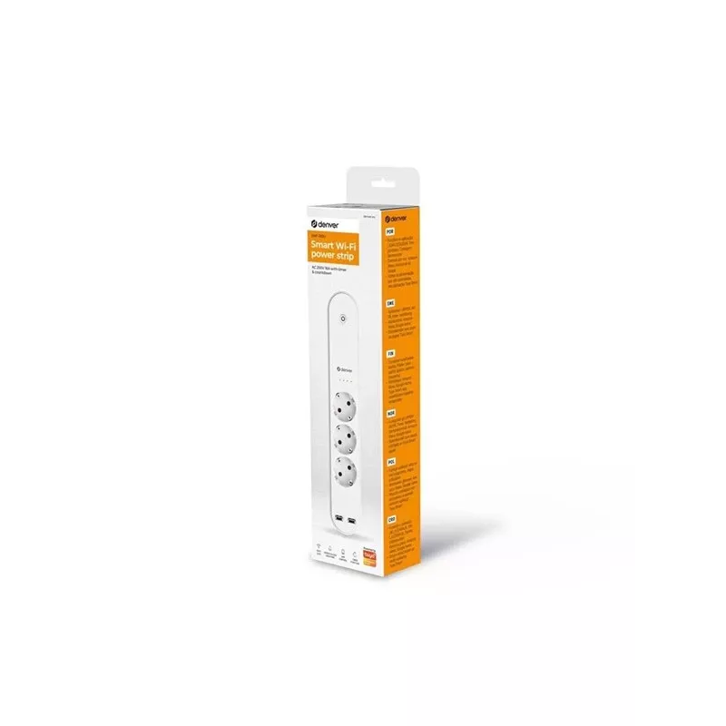 Listwa zasilająca Smart Denver SHP-310U 3 gniazda AC Typ F 3680 W