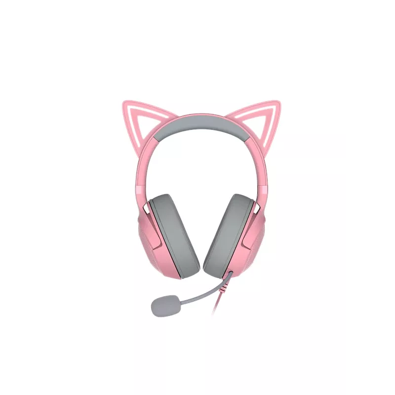 Przewodowe słuchawki nauszne Razer RZ04-04730200-R3M1 — wokółuszne, kabel 1,3 m, 353 g, różowe