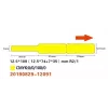 Etykiety termiczne NIIMBOT RXL12.5109-65Y 62 mm × 30 mm — rolka etykiet termicznych bezpośrednich