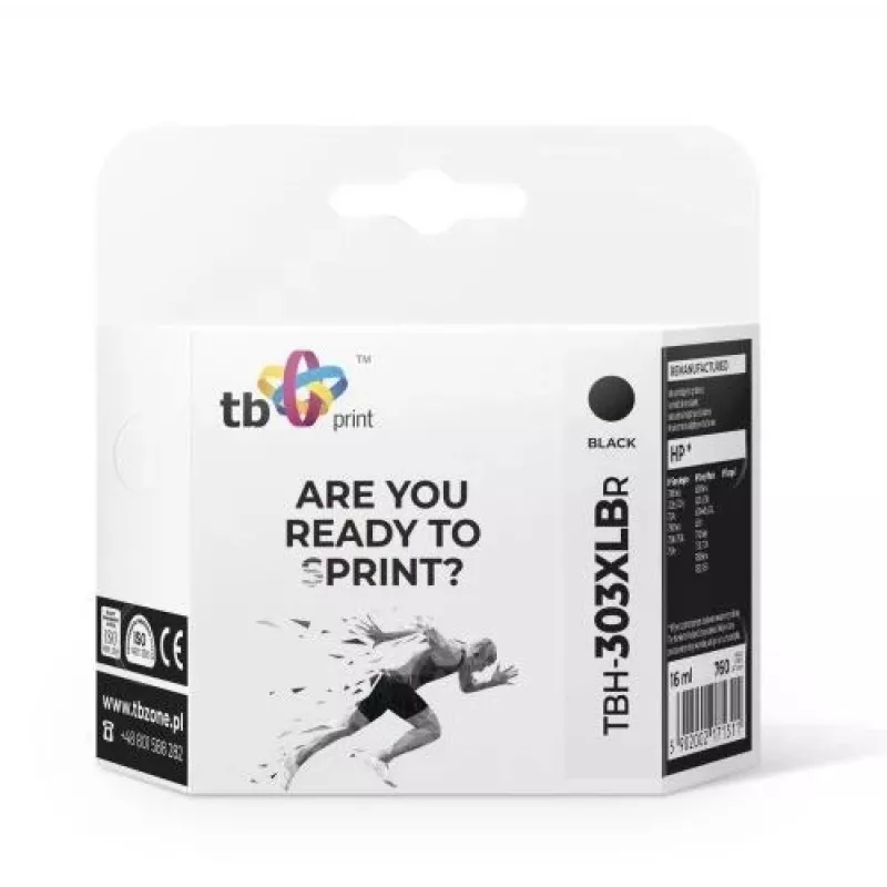 HP Envy Photo 6200 Ink TBH-303XLBR BK regenerowany