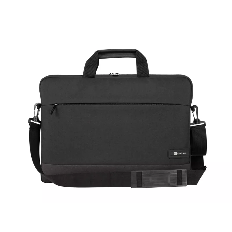 Torba na ramię NATEC Goa na laptopy 39,6 cm (15,6 cala), poliester, 1 komora, pasek na ramię, czarna