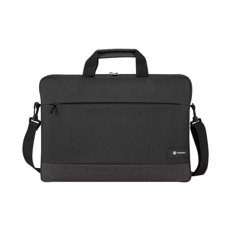 Torba na ramię NATEC Goa na laptopy 39,6 cm (15,6 cala), poliester, 1 komora, pasek na ramię, czarna