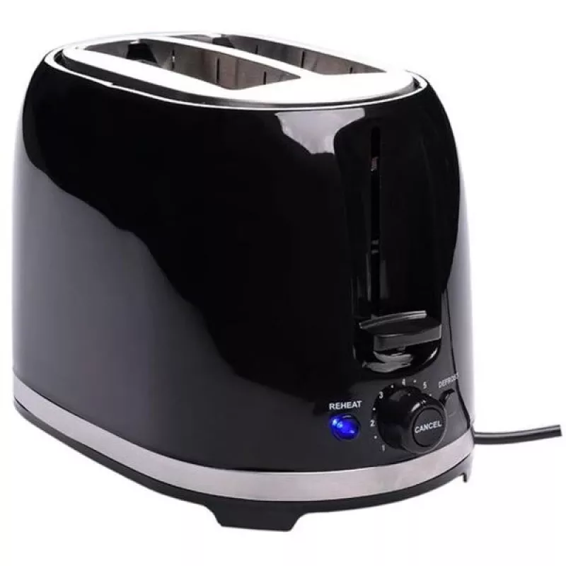 Toster LAFE TSB003B 2-kromkowy 850W, regulacja opiekania, wyjmowana tacka na okruchy
