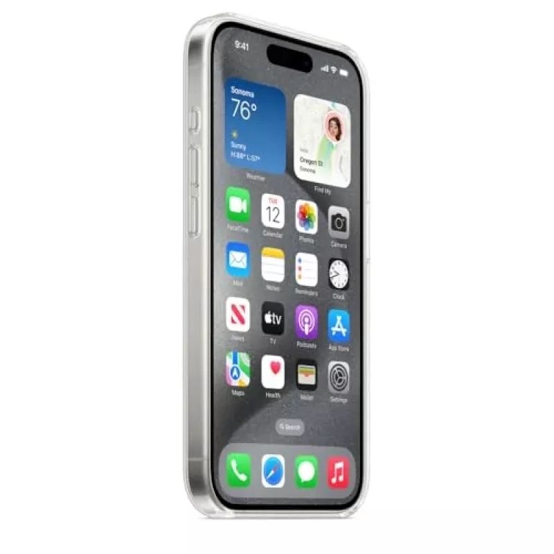 Apple iPhone 15 Pro etui z MagSafe - przezroczyste