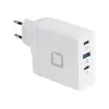 Ładowarka DICOTA D31983 do urządzeń mobilnych i laptopów, biała, szybkie ładowanie AC