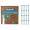 Oral B Precision Clean Toothbrush Heads 16 Pack Biały