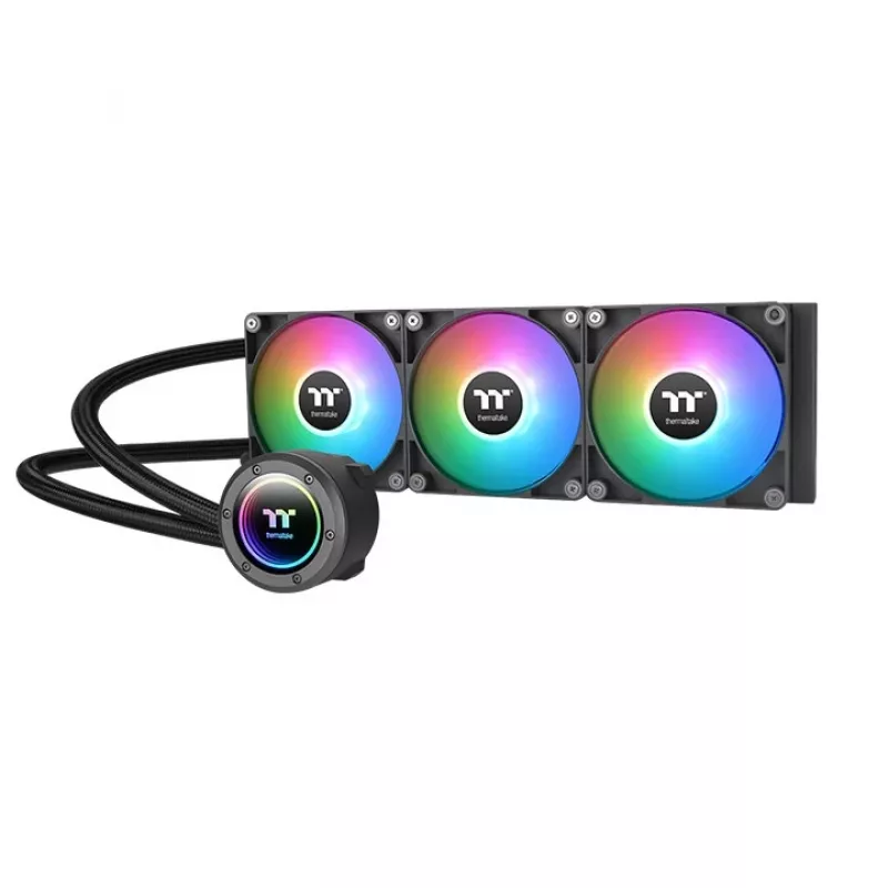 Thermaltake TH420 V2 ARGB Processor All-in-one chłodzenie cieczą 14 cm Czarny 1 szt.