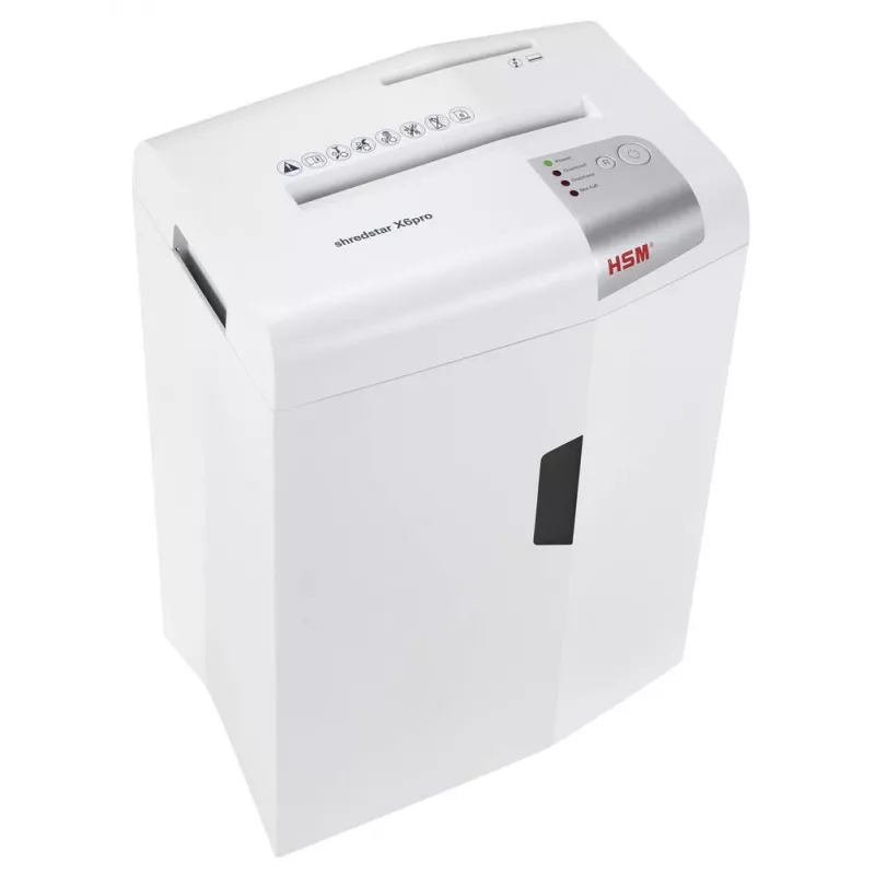 Niszczarka dokumentów HSM shredstar X6pro, 2 x 15 mm + osobny mechanizm do cięcia płyt CD