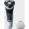 Golarka elektryczna rotacyjna Philips 3000X Series X3003/00 — 3-głowicowa, mokra i sucha, akumulator NiMH, 40 min pracy