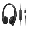 Lenovo 4XD1M45626 zestaw słuchawkowy Przewodowy Nagłowny USB Type-C Czarny