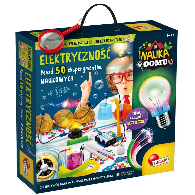 Edukacyjny Zestaw Elektroniczny Liscianigiochi Set I'm A Genius Electricity (model 304-pl97524)