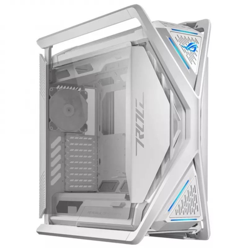 ASUS ROG GR701 Hyperion Biały, PC, Biały, ATX, EATX, micro ATX, Mini-ITX, Aluminium, Multi, Przód