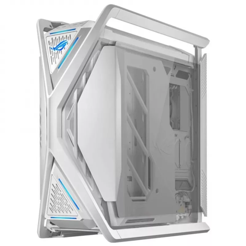 ASUS ROG GR701 Hyperion Biały, PC, Biały, ATX, EATX, micro ATX, Mini-ITX, Aluminium, Multi, Przód