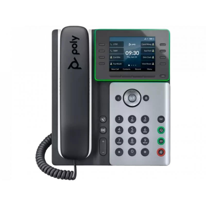 Telefon IP HP Poly Edge E320 i obsługa PoE, IPS, 320 x 240 pikseli, 4:3, HTTPS, ENERGY STAR, EAC, RoHS, Federal Communications Commission (FCC), CE, BSMI
