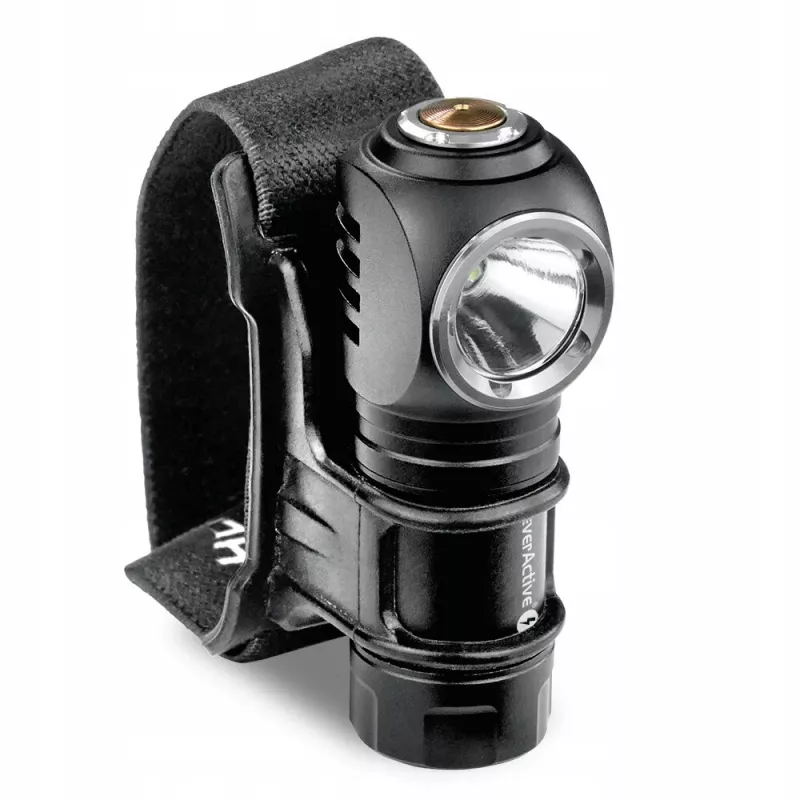 Latarka LED 3 tryby pracy 10 W 500 lumenów aluminiowa obudowa ładowana wodoodporna FL-55R Dripple - Everactive