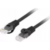 Kabel sieciowy LANBERG PCU6-10CU-0025-BK Cat6 F/UTP RJ-45 0,25 m Czarny