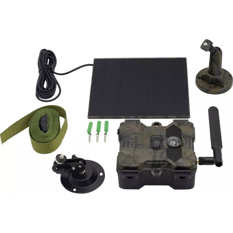 Technaxx 4G Wildcam TX-189 Kamera Zewnętrzna 4MP CMOS Panel Słoneczny