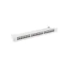 Patch panel 1U LANBERG PPS7-1024-S — 24-portowy, Cat7, F/UTP, metalowy, 1U (445×102×44,5 mm)