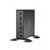 Shuttle XPC Nano PC NC40U, Intel Celeron 7305U, 1x HDMI, 1x DP, 1x USB-C/DP, 6x USB3.2, 1x zatoka 2,5 cala, 2x M.2, 1x LAN, RAID, praca 24/7, w zestawie VESA i stojak