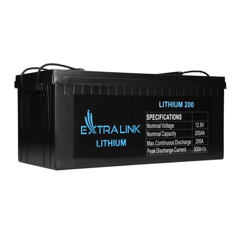 Extralink EX.30479 przemysłowy akumulator litowo-żelazowo-fosforanowy (LiFePO4), 12,8 V, 200 Ah