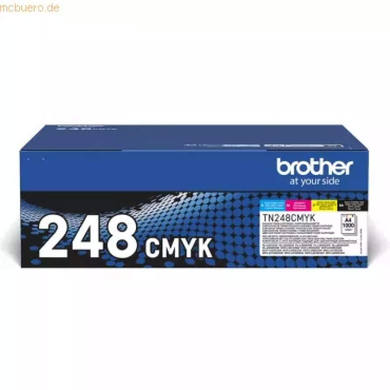 Brother TN-248VAL zestaw tonerów 4 szt. oryginalne czarny, cyjan, magenta, żółty